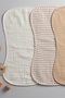 Mother Baby 4 Layer Muslin Shoulder Cover (Coffee) - 5