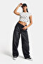 Women's Dark Smoked Color Juniper Skater Fit 100% Cotton Denim Jean - 6
