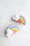 2 Handmade Rainbow Hair Clips - 2