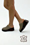 Mink Suede Genuine Leather Wedge Heel Slipper Of1720 - 7
