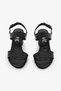 Black Genuine Leather Women's High Heels Sandals Classic High Heels - 6