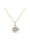Swan Necklace Gold Steel Women's |   Minimal Stylish Necklace with Swan Figure - 2