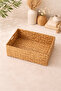 Wicker Water Hyacinth Rectangular 44X30X20Cm Organizer/Basket/Organizer - 2