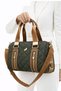 justpolo women's cylinder model hand and shoulder bag - 5