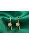 Gold Color Elegant Earrings - 2