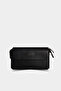 Black Placket Genuine Leather Handbag Men / Women P1835 - 4