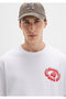 Jeans Printed White T-Shirt Loose Fit / Loose Relaxed Fit 0612898-620 - 5
