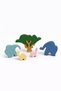 Montessori Wooden Toy Tree Elephant Family - 2