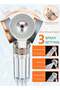 Shower Filter Shower Head, High Pressure 3-Mode with Chlorine Removal, Scalp Massage for Hair Care