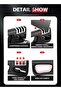 4-Stage Handheld Knife Sharpener,Professional Kitchen Tool,Black - 4