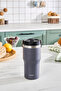 Star Ice Steel Leak-Proof Thermos with Straw Anthracite 550 ml - 2
