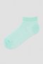Girl's Basic Colored 4-Piece Booties Socks - 5