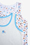 Boy's Sporty Cotton 2-Piece Multi-Colored Undershirt - 4