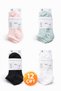 12 Pairs + Colors Cotton Women's Derby Booties Socks