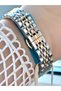 Milano Women's Wrist Watch - Cutout Glass Stone Dial, Stylish Metal Band - 3