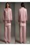 Ls Love Secret Striped Satin Pajama Set - 2
