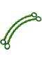 Angel Bag Accessory 20 mm Oval Wooden Beaded 40 cm Green Bag Strap