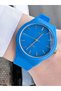 Unisex Light Blue 10 Bar Waterproof Lightweight Silicone Cord Sports Wrist Watch - 2
