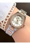 Milano Round Dial Rose Gold Silver Metal Band Women's Wristwatch - 2