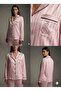 Ls Love Secret Striped Satin Pajama Set - 3