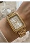 Women's Silver Metal Cord Wristwatch with 2 Year Warranty