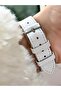 Roman Numeral Minimal Leather Band Women's Wristwatch - 3