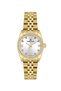 Women's Double Color Gold Metal Cord Wristwatch with 2 Years Warranty - 2