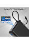 Titan-35W 20,000mAh Power Bank with Built-in USB-C Cable 35W PD Fast Charging Black - 6