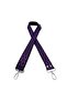 Angel Bag Accessory 120X3 cm Polyester Column Bag Handle Black Purple Glitter Silver Metallic