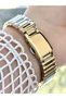 Milano Round Silver Dial Gold & Silver Metal Band Women's Wristwatch - 3
