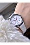 Minimal Elegant Thin Case Numeral Women Leather Cord Wrist Watch