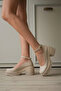 Women's Beige Ankle Boots Casual Shoes Tr06Ms01D - 5