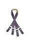 Angel Bag Accessory Square Model Real Leather Purple Color Bag Handle Silver Metal - 2