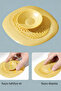 2 Pieces Yellow Color Gradual Sink Stopper Silicone Sink Drain Stopper Anti-Odor - 5
