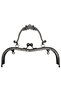 21 cm Bag Clip with Holder, Smoked Metal