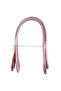 Angel Bag Accessory Shiny Patent Leather Pelican Model Bag Handle Powder Color
