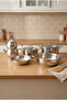 طقم أواني طهي فولاذية 10 قطع من روز B4822