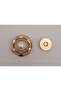 Angel Bag Accessory Light Gold Pearl Magnetic Lock No: 86