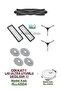 كود موديل Dreame L40: RLL42SDA / L40 Plus فرشاة متوافقة مع المكنسة الكهربائية الروبوتية، فلتر هيبا، طقم ممسحة - 9 قطع