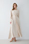 Modal Brooch Dress 3-2341 - 2
