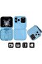 i16 Pro Flip Phone with Triple Camera, 2.4-inch Display, Dual Screen Design(BLUE) - 5