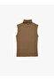 Cotton Slim Fit High Neck Tank Top - 3