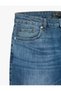 Normal Waist Cotton Slim Fit Jean Trousers - Brad Jean - 7