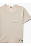 Cotton Pocket Short Sleeve Crew Neck Oversize T-Shirt - 5