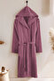 Talu Unisex Hooded Bathrobe, 100% Cotton, Durable, Quick Drying, Soft Comfort - 5