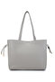 Women's Faux Leather Gray Shoulder Bag - 3