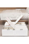 Space-Saving Drawer-Style Folding Under Bed Storage Box with Wheels 18cm - 3