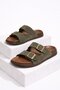 Daily Men's Slippers with Double Buckle, Comfortable, Light Sole, Comfortable Fit, Stylish Design - 4