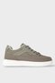 Men's Linen Gabardine Fabric Casual Sneaker Shoes Khaki
