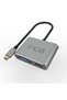 Inca itpc-06t 0.15meter type-c - hdmi_vga(d) display adapter silver 100w